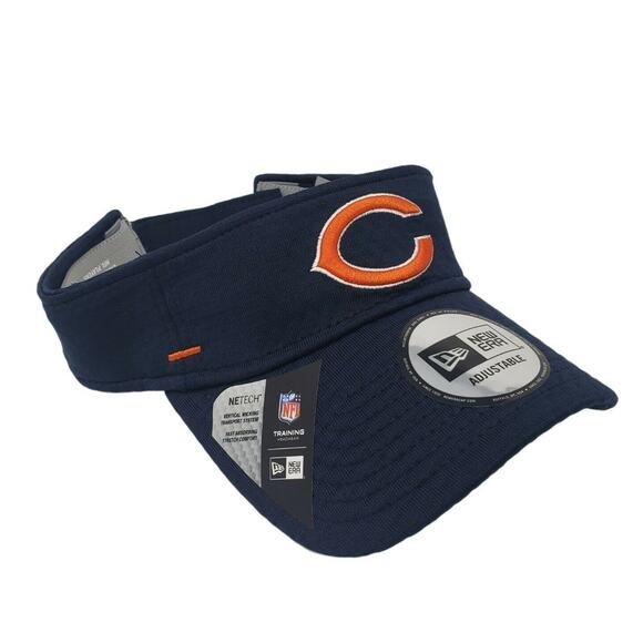 New Era NFL Chicago Bears Visor Hat Adjustable Netech Summer Sideline NEW - Picture 1 of 9